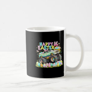 Happy Easter Monster Truck Bunny Ears Easter Eggs  Coffee Mug