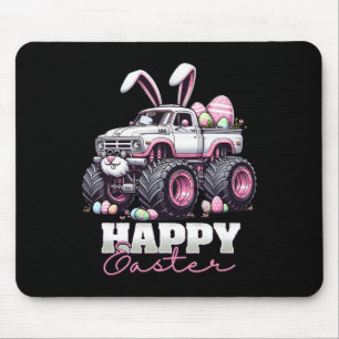 Happy Easter Monster Truck Easter Bunny Monster Tr Mouse Pad