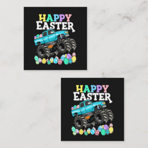Happy Easter Monster Truck Easter Eggs Card