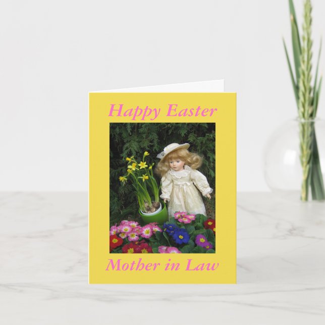 Happy Easter Mother in Law Holiday Card (Front)