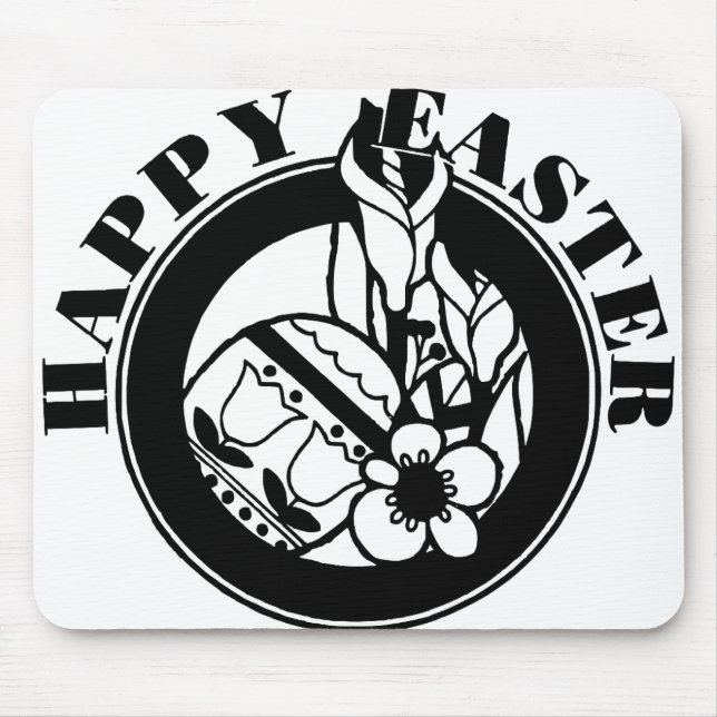 Happy Easter Mouse Pad (Front)
