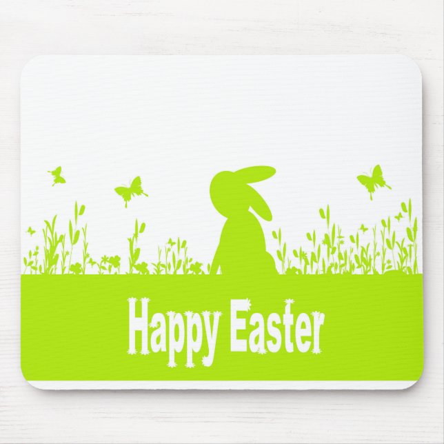 Happy Easter Mouse Pad (Front)