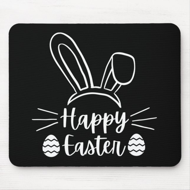 Happy Easter Mouse Pad (Front)