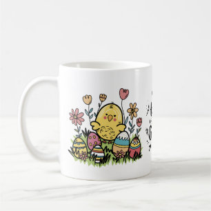 Happy Easter Mug: Festive and Cheerful Design Coffee Mug