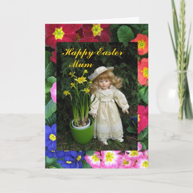 Happy Easter Mum Holiday Card (Front)