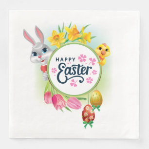 Happy Easter Napkin