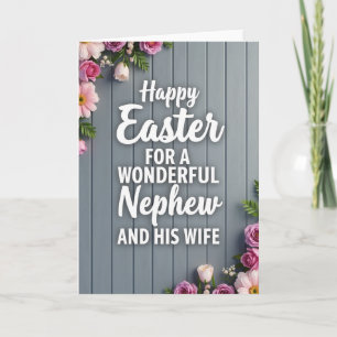 Happy Easter Nephew Wife Card