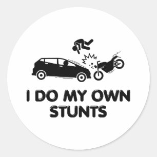 Happy Easter. Oh, Wait... - Santa and Bunny Sleigh Classic Round Sticker