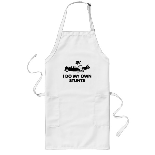 Happy Easter. Oh, Wait... - Santa and Bunny Sleigh Long Apron (Front)