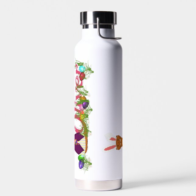 Happy Easter Oliver the Otter Water Bottle (Left)