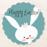 Happy Easter Paper Coaster<br><div class="desc">Happy Easter Paper Coaster</div>