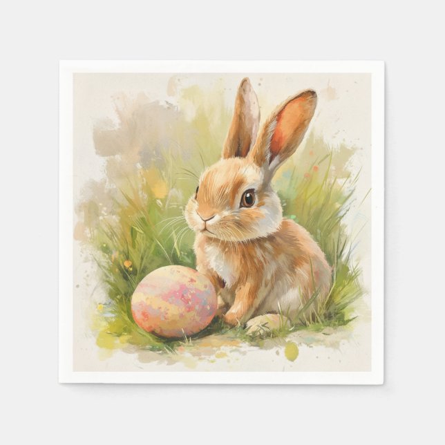 Happy easter Paper Napkin (Front)