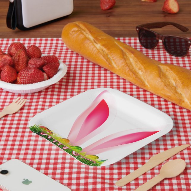 Happy  EASTER  Paper Plates (Picnic)