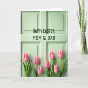Happy Easter Parents Spring Card