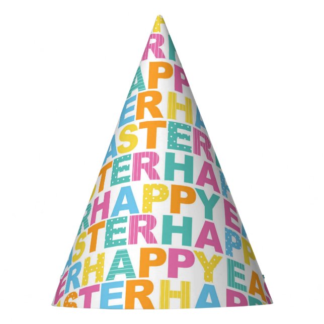 Happy Easter Party Hat (Front)
