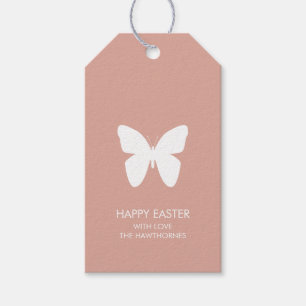 Happy Easter Pastel Pink Gift Tags
