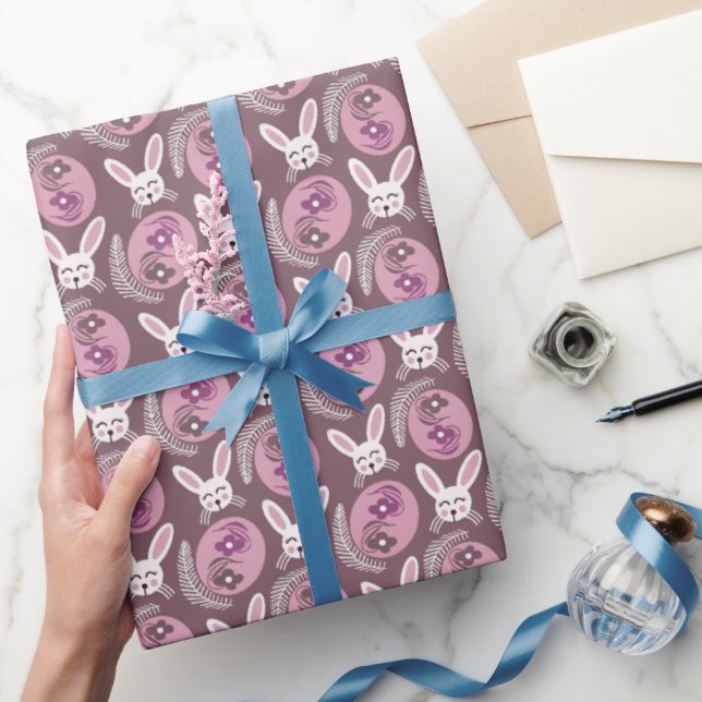 Happy Easter Pattern Wrapping Paper (Gifting)