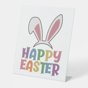 Happy Easter                        Pedestal Sign