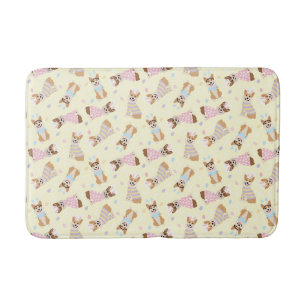 Happy Easter Pembroke Welsh Corgi Dogs Bath Mat
