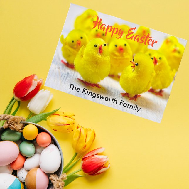 Happy Easter personalized Holiday Card (Creator Uploaded)