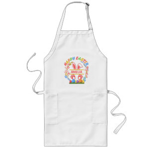Happy Easter Personalized  Long Apron