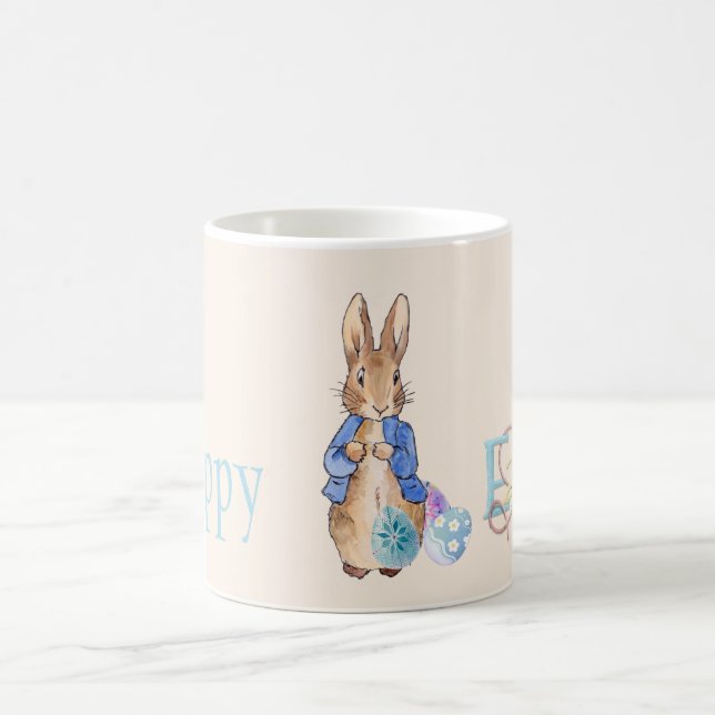 Happy Easter Peter the Easter bunny rabbit Coffee Mug (Center)