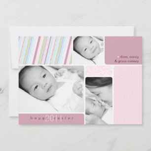 Happy Easter Photo Collage Card