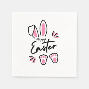Happy Easter (Pink) Napkin