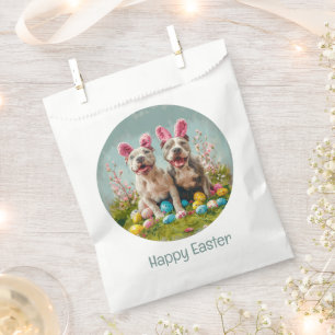 Happy Easter Pit Bull Dogs Favour Bag