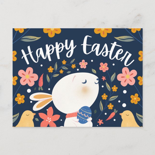 HAPPY EASTER POSTCARD (Front)