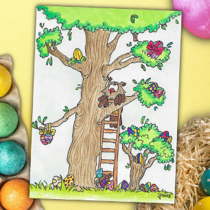 HAPPY EASTER postcard by Nicole Janes