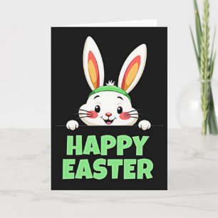 Happy Easter Rabbit Look Card