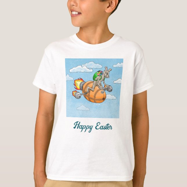 Happy Easter Rabbit T-Shirt (Front)