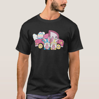 Happy Easter Rabbit Truck Bunny Gnome Easter Day E T-Shirt