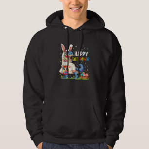 Happy Easter Raws Dinosaur T Rex  Cute Bunny Ear E Hoodie
