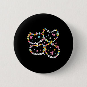 Happy Easter Retro Friendship Bracelet Risen Faith 2 Inch Round Button