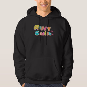 Happy Easter Retro Groovy Easter Day Hoodie