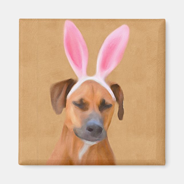 Happy Easter Rhodesian Ridgeback  Magnet (Front)