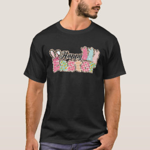Happy Easter Sayings Egg Bunny T-Shirt
