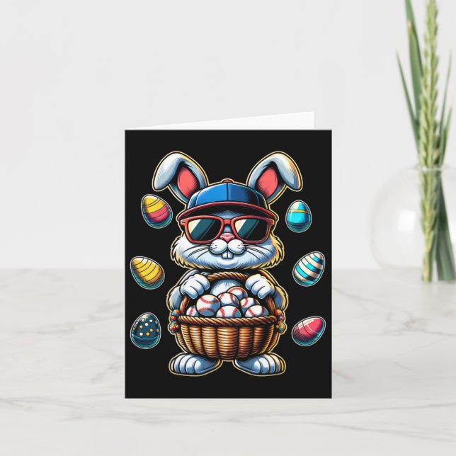 Happy Easter Sell Boys Easter Bunny Funny Easter S Card (Front)