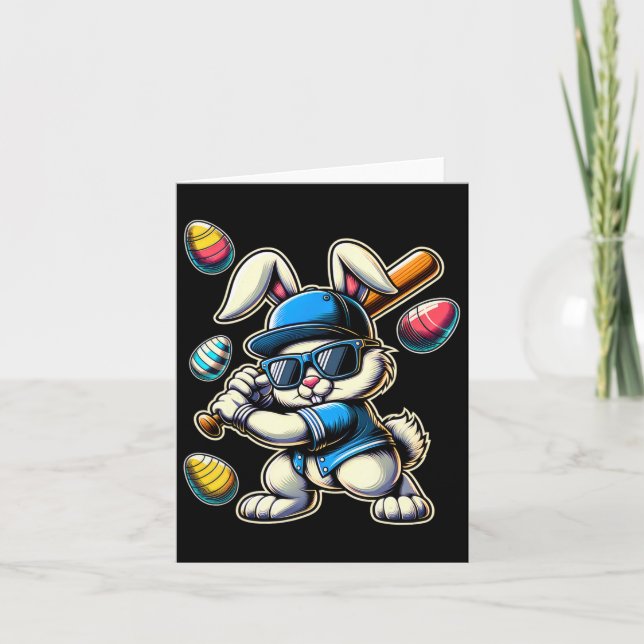 Happy Easter Sell Boys Easter Bunny Funny Easter S Card (Front)