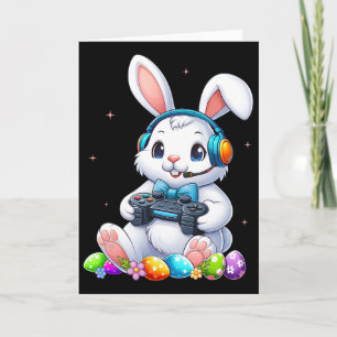 Happy Easter Shirts Bunny Egg Funny Boys Girls Kid Card