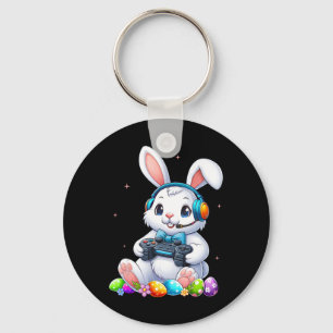 Happy Easter Shirts Bunny Egg Funny Boys Girls Kid Keychain
