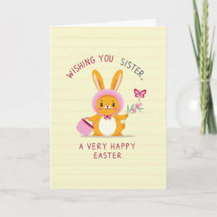 Happy Easter Sister Greeting Card