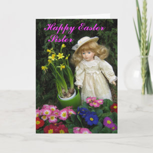 Happy Easter Sister Holiday Card