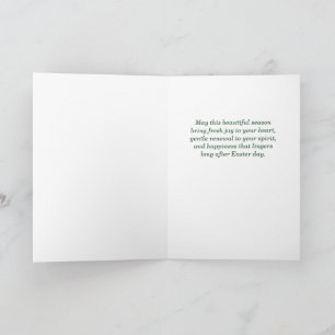 Happy Easter Someone Special Bunny Floral Spring Card