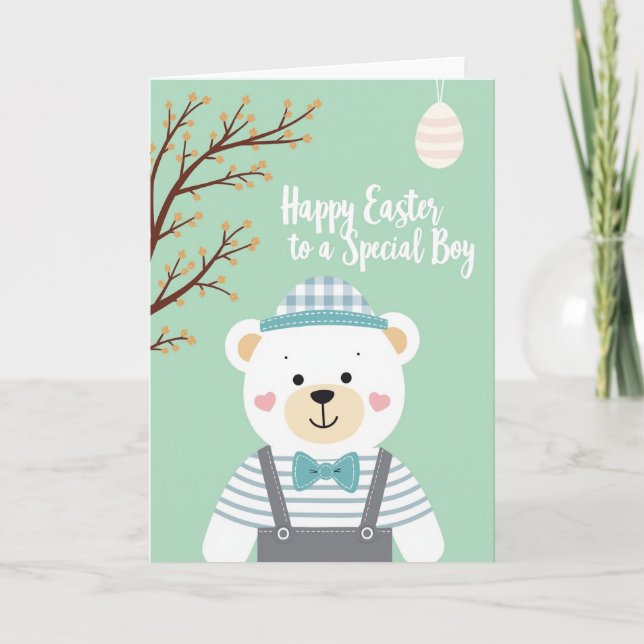 Happy Easter Special Boy Card (Front)
