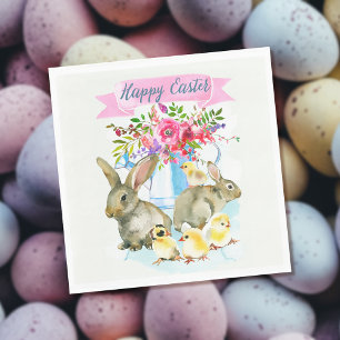 Happy Easter   Spring Day Napkin