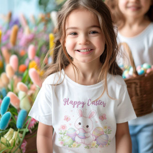 Happy Easter Spring Design - Cute Easter Bunny  Toddler T-shirt