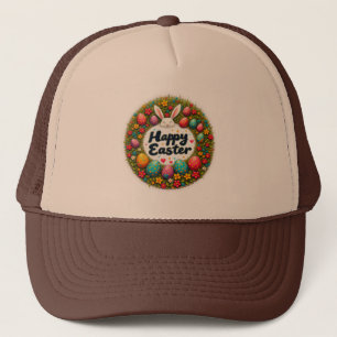 Happy Easter – Spring Floral Circle boné Trucker Hat